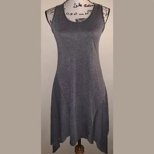 ALLSAINTS Sleeveless Asymmetric Dress Grey Small